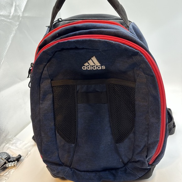 BACKPACK Adidas Unisex Black/Blue Travel, Laptop School EXCELLENT CONDITION - Picture 2 of 4